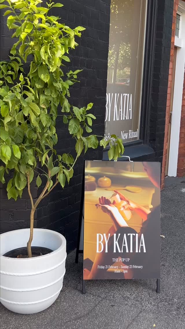 Reflecting on last year’s By Katia pop-up shop! We can’t wait to share what’s in store for 2026 🤍